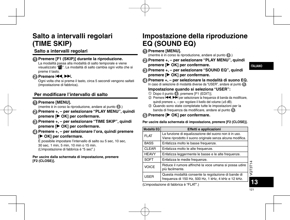 Panasonic RRXS410E User Manual | Page 121 / 230