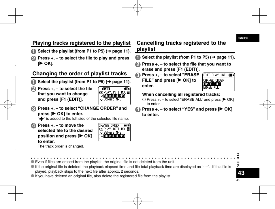 Panasonic RRXS410E User Manual | Page 43 / 230