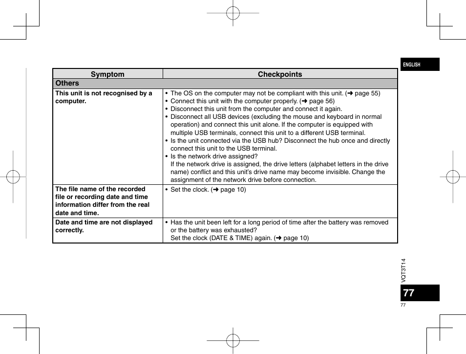 Panasonic RRXS410E User Manual | Page 77 / 230