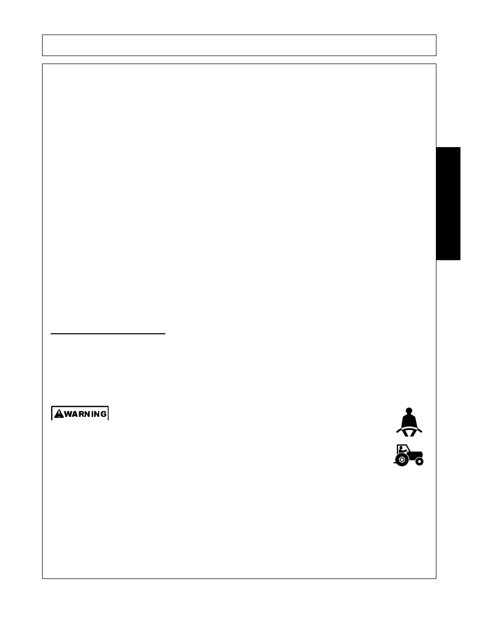 Tractor requirements and capabilities, 1 rops and seat belt, Rops and seat belt -5 | Operation, Opera t ion | Alamo FC-0016 User Manual | Page 103 / 170