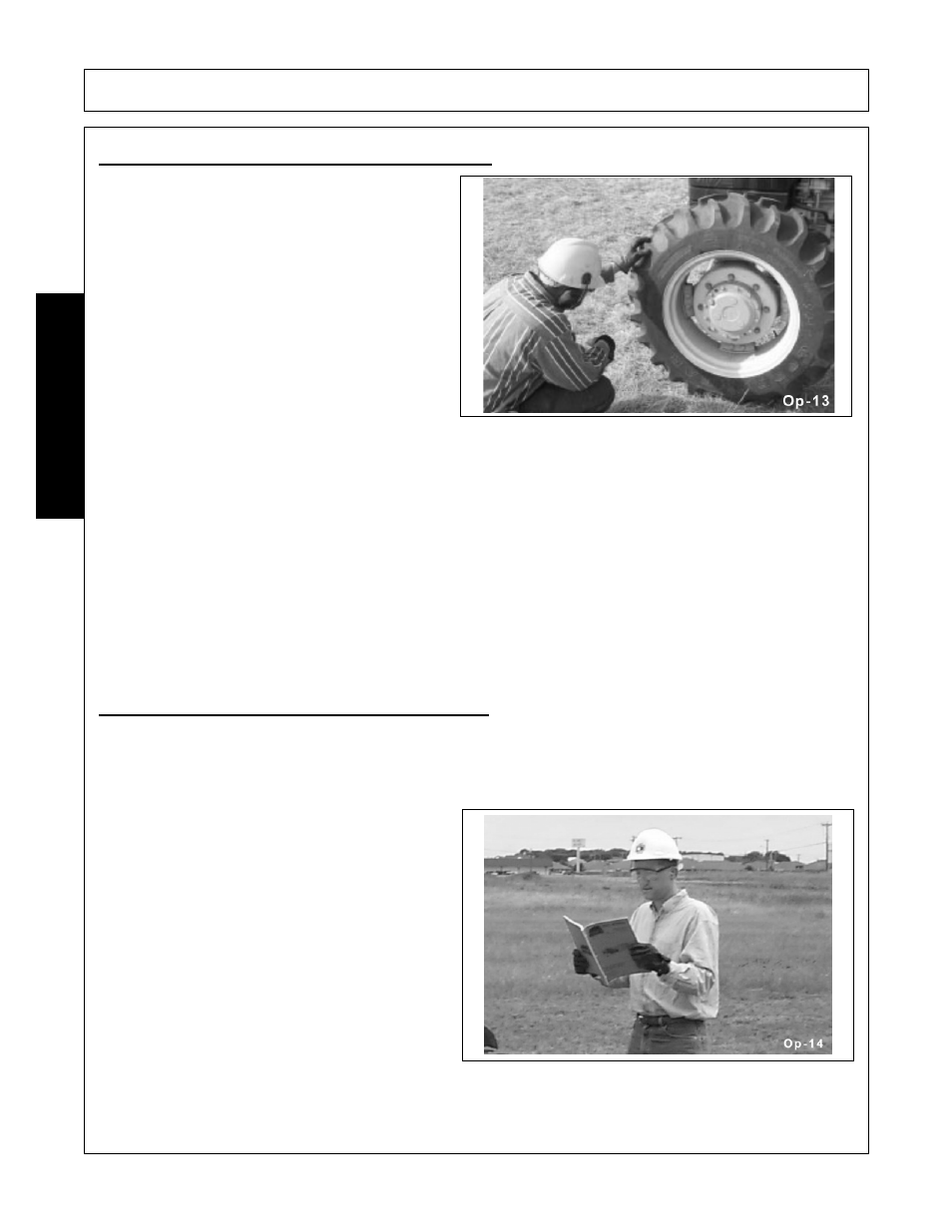 1 tractor pre-operation inspection/service, 2 mower pre-operation inspection/service, Operation | Opera t ion | Alamo FC-0016 User Manual | Page 118 / 170
