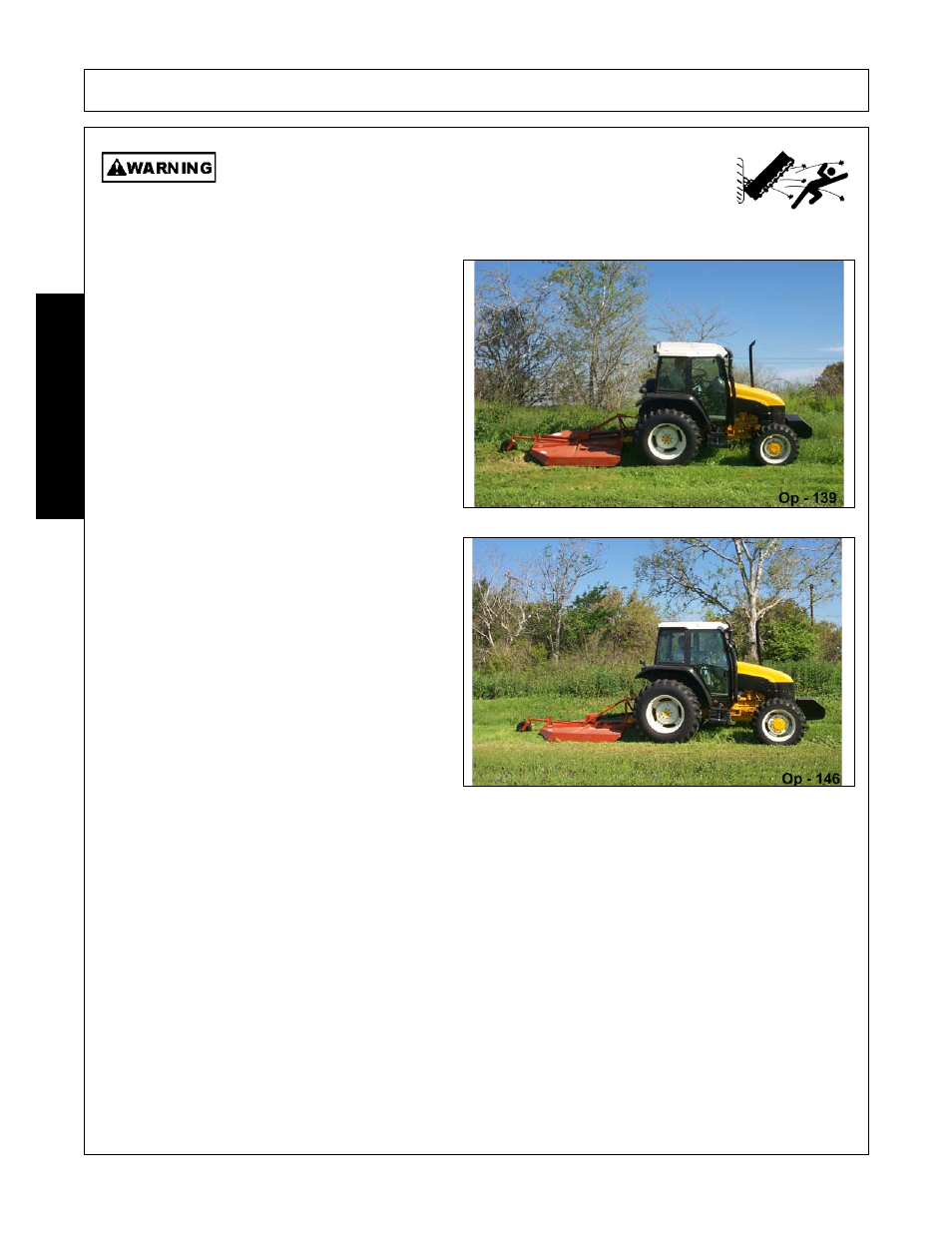 Operation, Opera t ion | Alamo FC-0016 User Manual | Page 132 / 170
