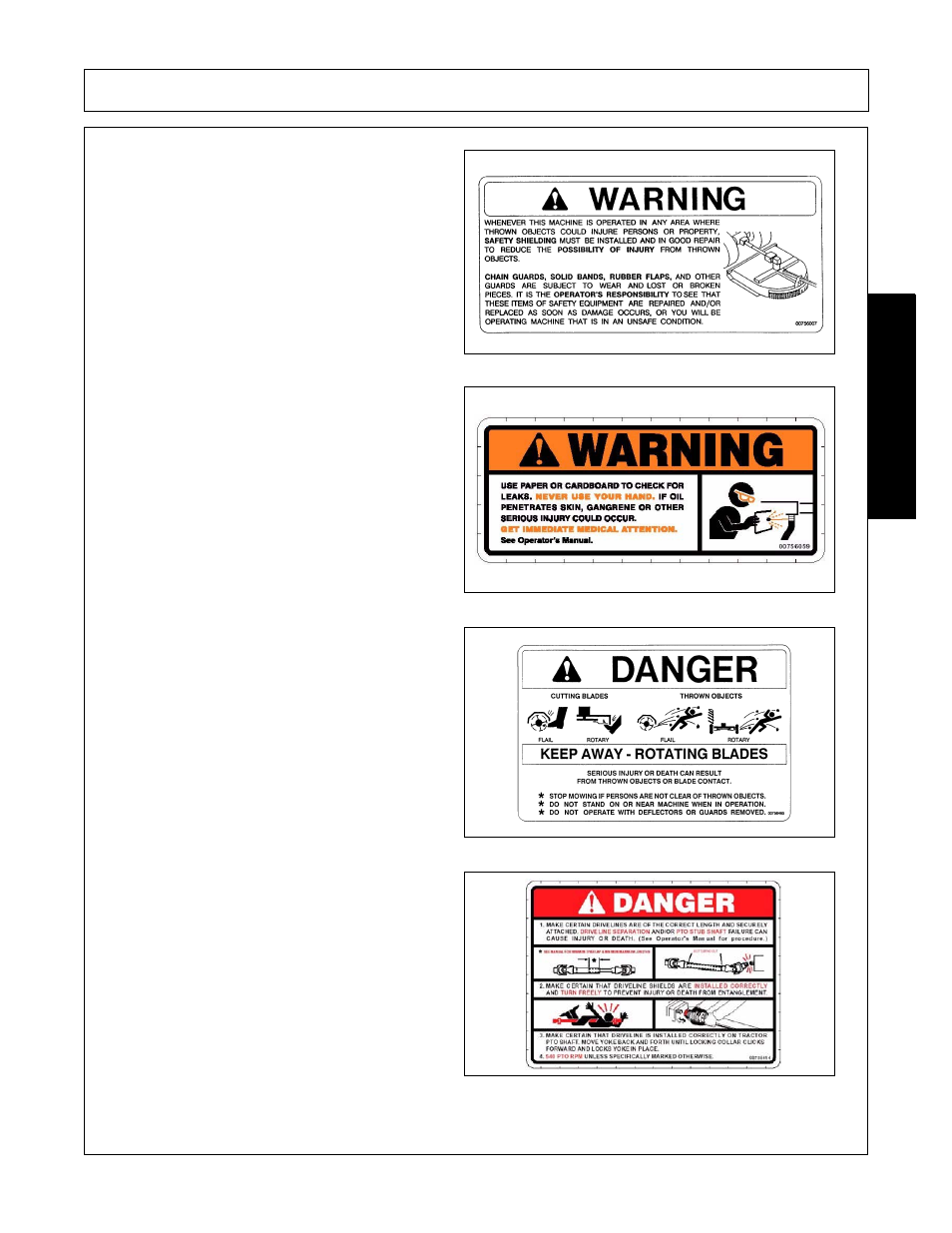Safety | Alamo FC-0016 User Manual | Page 29 / 170