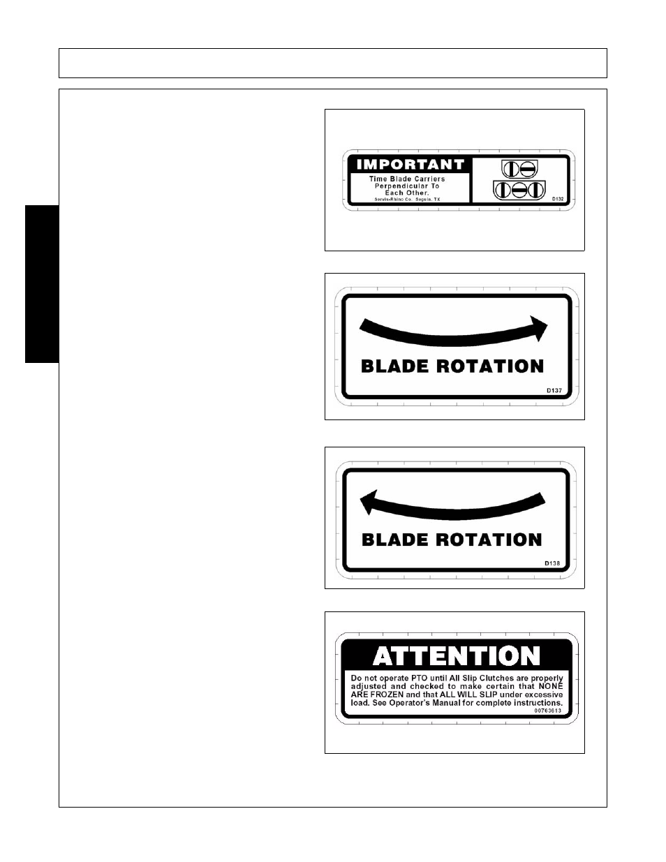 Safety | Alamo FC-0016 User Manual | Page 32 / 170
