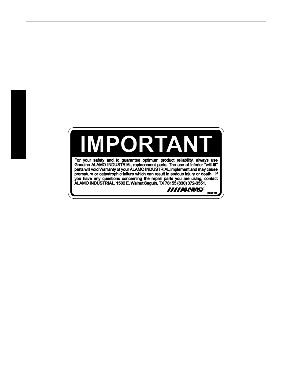 Attention owner/operator, Attention owner/operator -4, Introduction | Alamo FC-0016 User Manual | Page 84 / 170