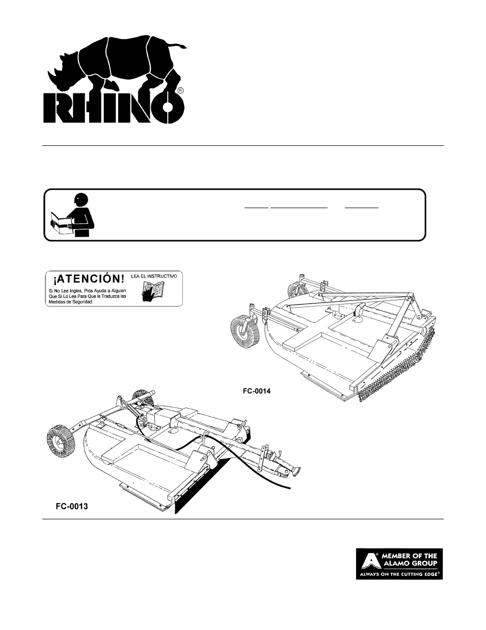 Alamo TW84 User Manual | 154 pages