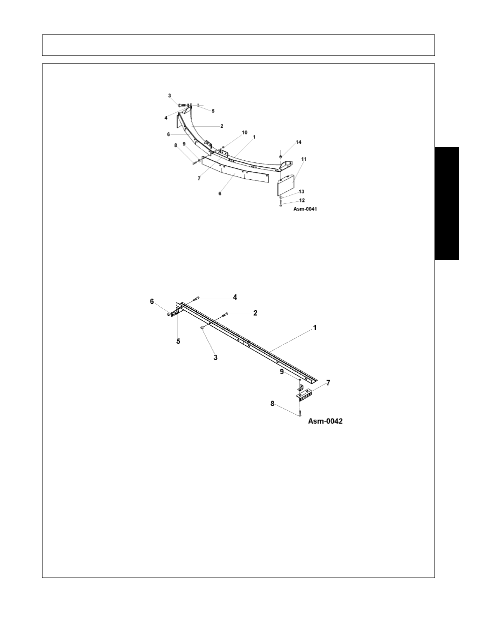 Chain guard (extra equipment), Chain guard (extra equipment) -9, Assembly | Assembl y | Alamo TW84 User Manual | Page 87 / 154