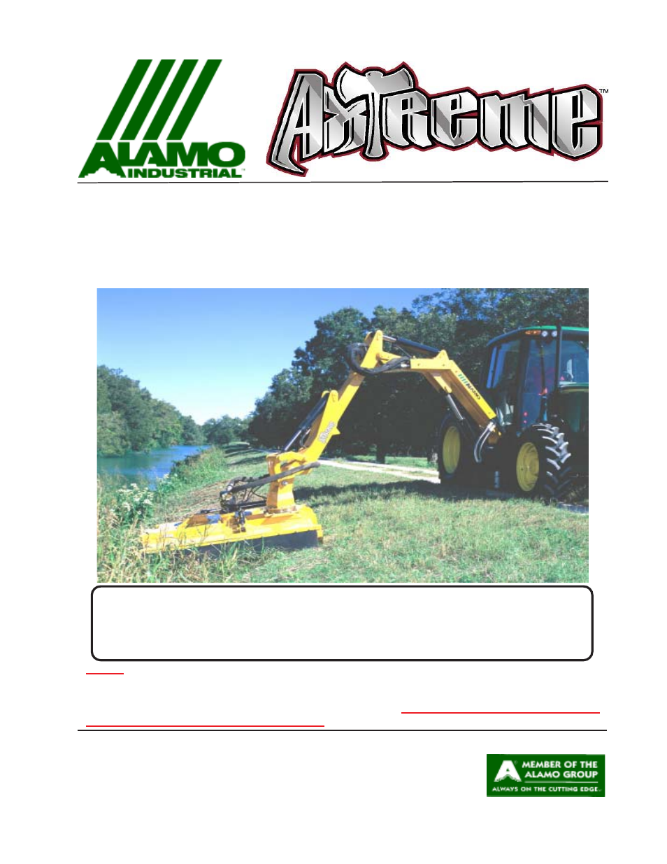 Alamo Axtreme 02984405 User Manual | 106 pages