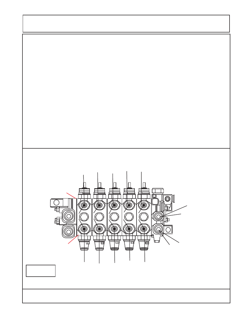 Specifications - axtreme boom, Mechanical remote cable controled valve (standard), Control valve | Valve ports, Figure 1 | Alamo Axtreme 02984405 User Manual | Page 18 / 106