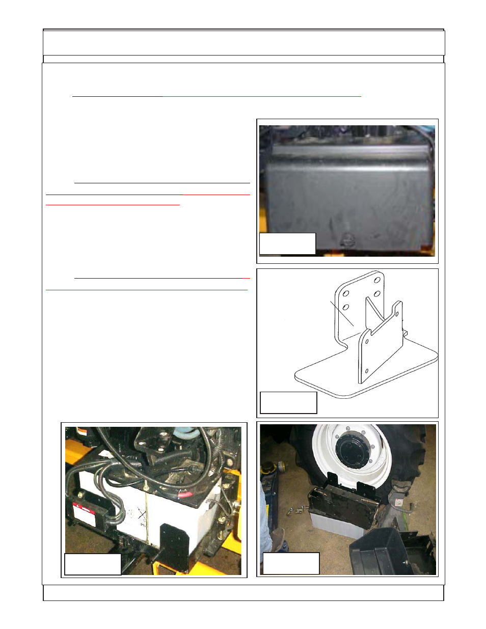 Battery holder relocation | Alamo Axtreme 02984405 User Manual | Page 30 / 106