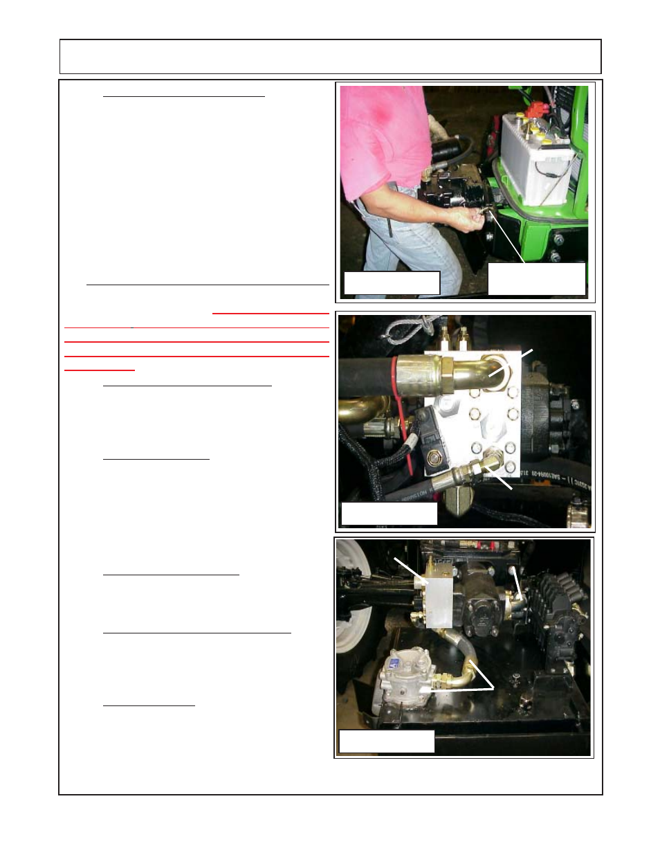 Pump - driveline - hose installation | Alamo Axtreme 02984405 User Manual | Page 54 / 106