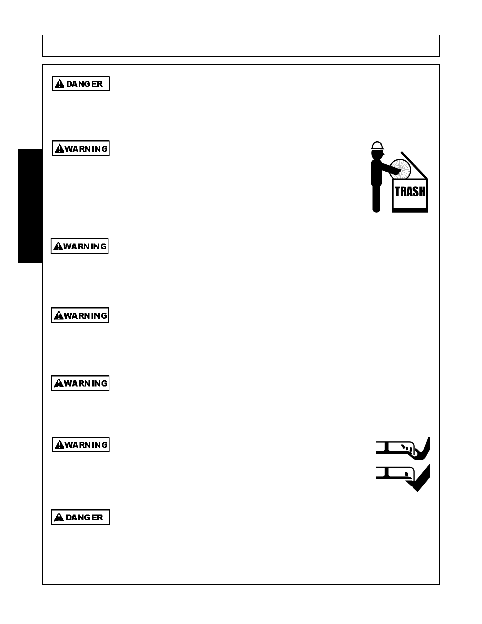 Safety | Alamo Swingtrim User Manual | Page 14 / 126