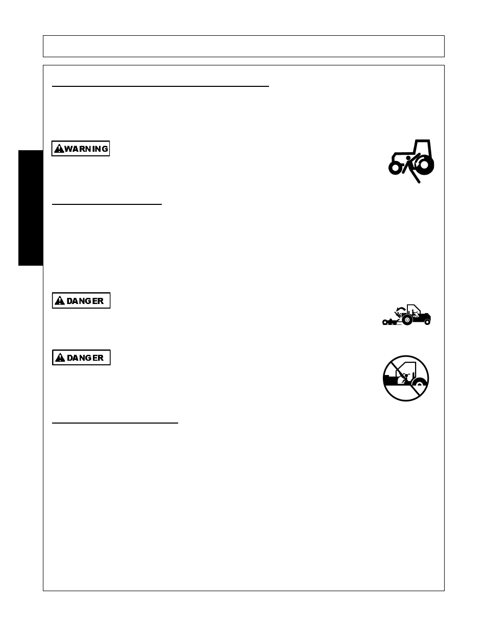 Getting on and off the tractor, 1 boarding the tractor, 2 dismounting the tractor | Operation, Opera t ion | Alamo Swingtrim User Manual | Page 84 / 126