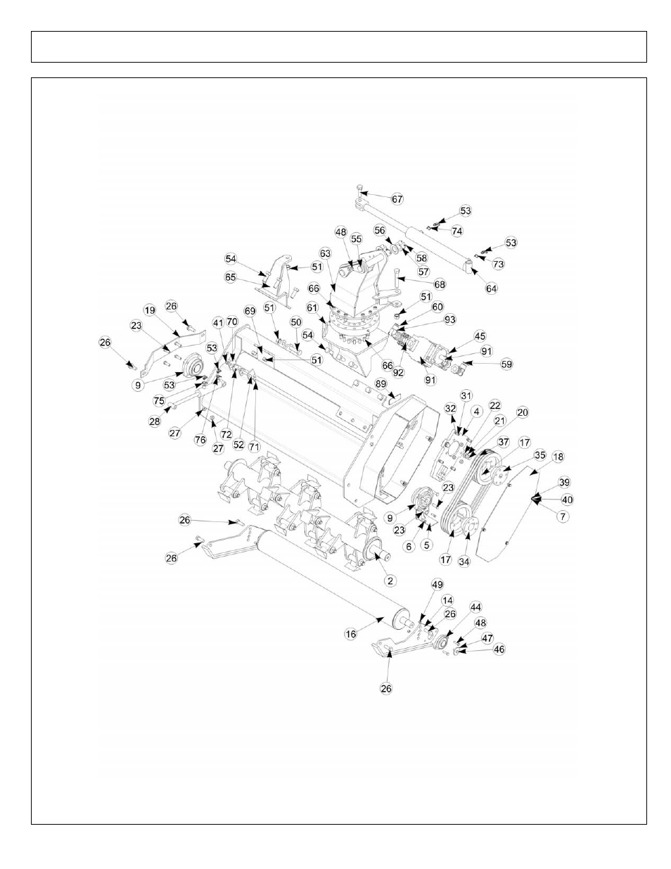 48 in flail - head asy (swivel mnt) (part 1) | Alamo Axtreme FC-P-0002 User Manual | Page 12 / 114