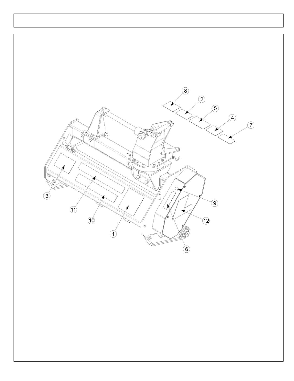 48 in flail - head asy decals | Alamo Axtreme FC-P-0002 User Manual | Page 18 / 114