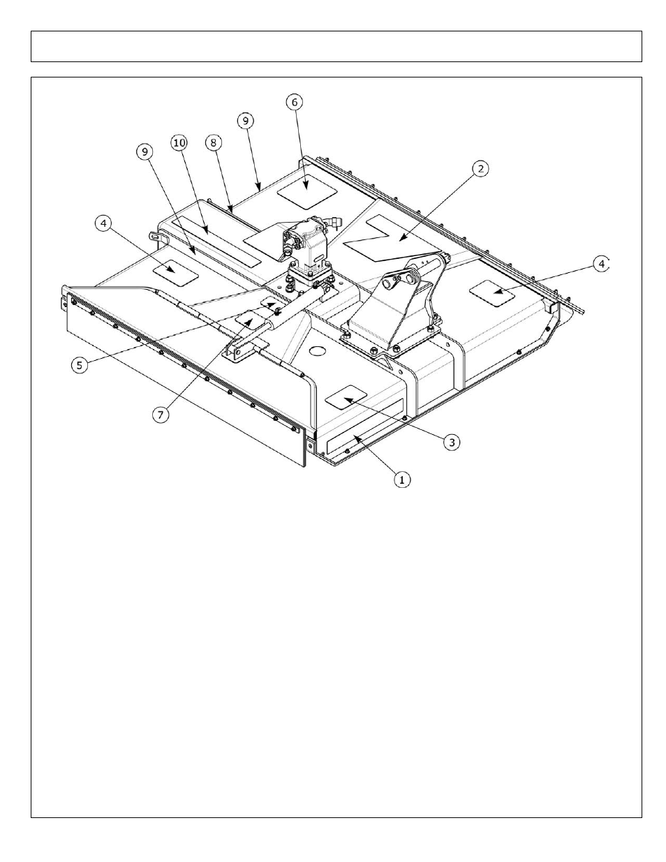 Decals - 60 in rotary head - solid mnt | Alamo Axtreme FC-P-0002 User Manual | Page 57 / 114