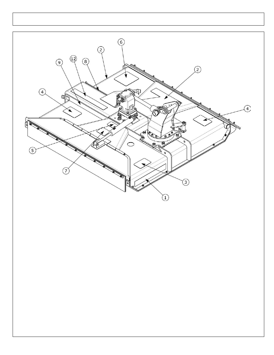 Decals - 60 in rotary head - swivel mnt | Alamo Axtreme FC-P-0002 User Manual | Page 58 / 114