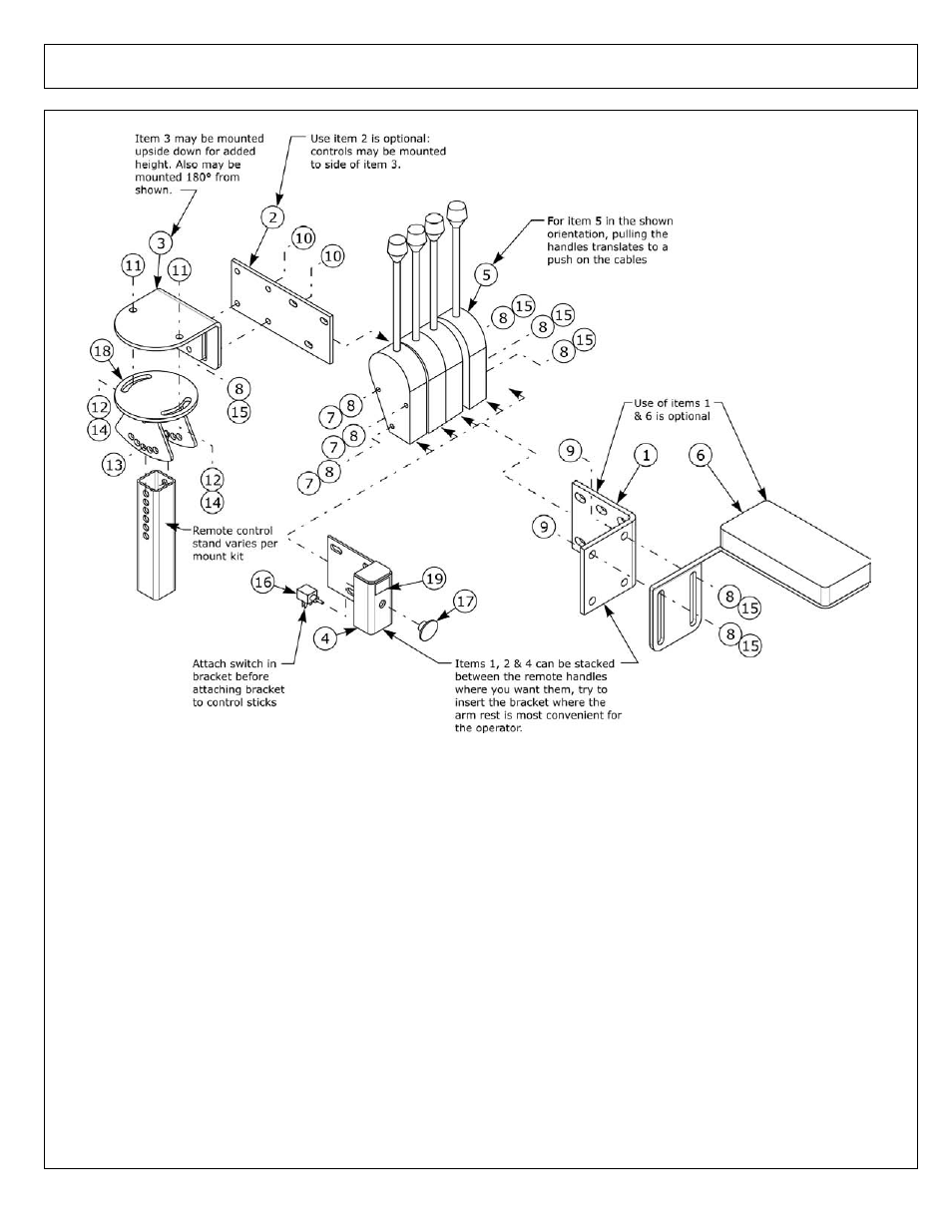 Hyd valve cable & mounting kit | Alamo Axtreme FC-P-0002 User Manual | Page 94 / 114