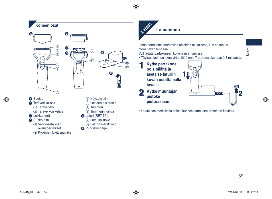 Lataus | Panasonic ESSA40 User Manual | Page 55 / 92