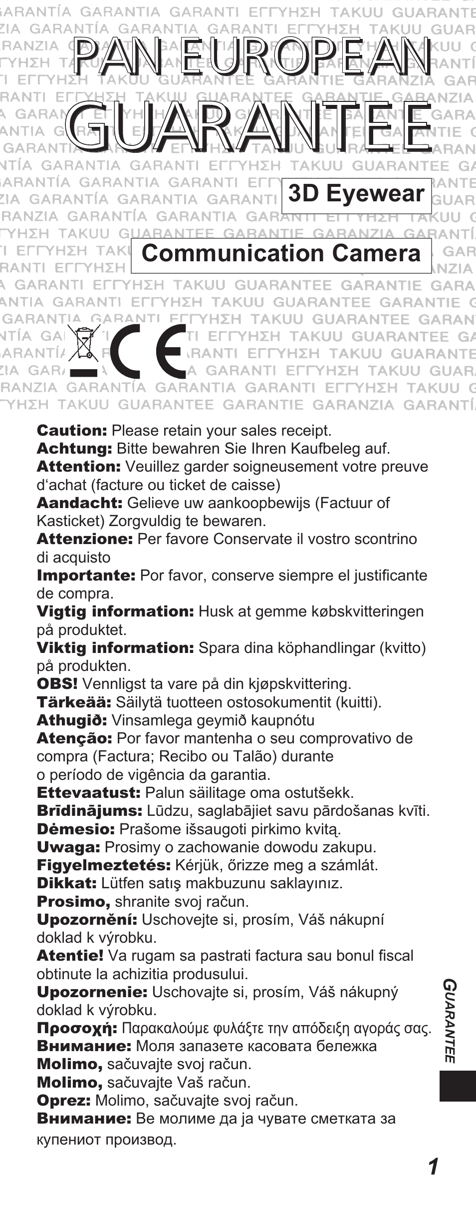 Panasonic TYEP3D10EB User Manual | Page 61 / 102