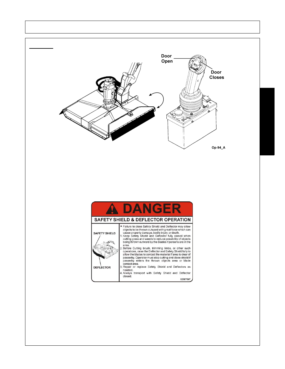 6 door, Door -29, Operation | Opera t ion | Alamo Machete 2 02986941C User Manual | Page 77 / 122