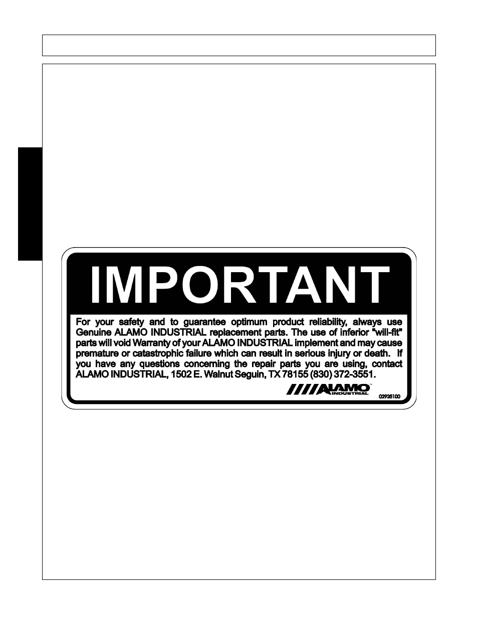 Introduction | Alamo HYDRO 88 User Manual | Page 76 / 130