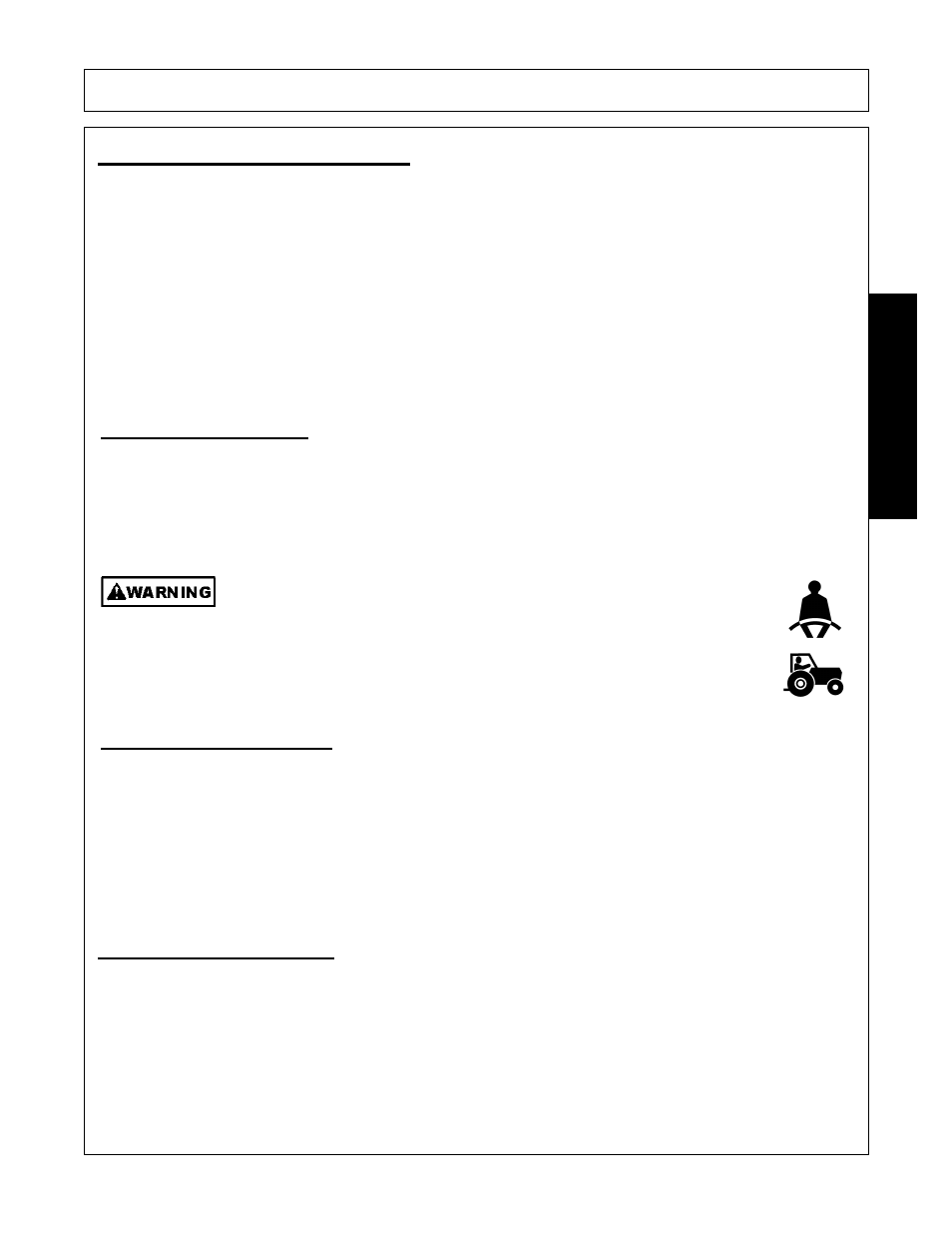 Tractor requirements, Tractor requirements and capabilities, 1 rops and seat belt | 2 tractor safety devices, 3 tractor horsepower, Operation, Opera t ion, Tractor horsepower | Alamo HYDRO 88 User Manual | Page 85 / 130