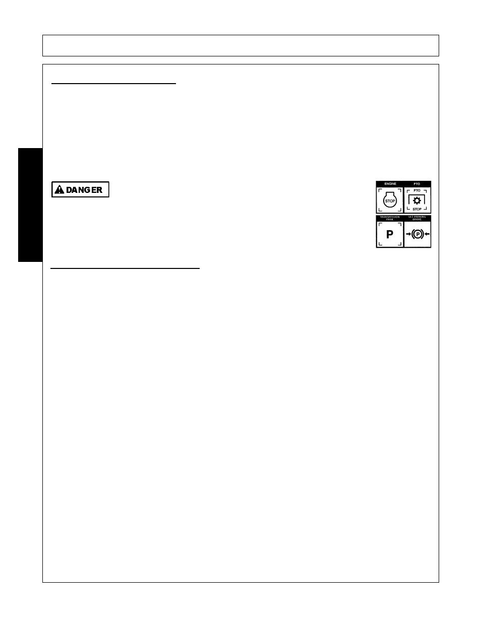 2 dismounting the tractor, Starting the tractor, Dismounting the tractor -8 starting the tractor -8 | Operation, Opera t ion | Alamo HYDRO 88 User Manual | Page 88 / 130