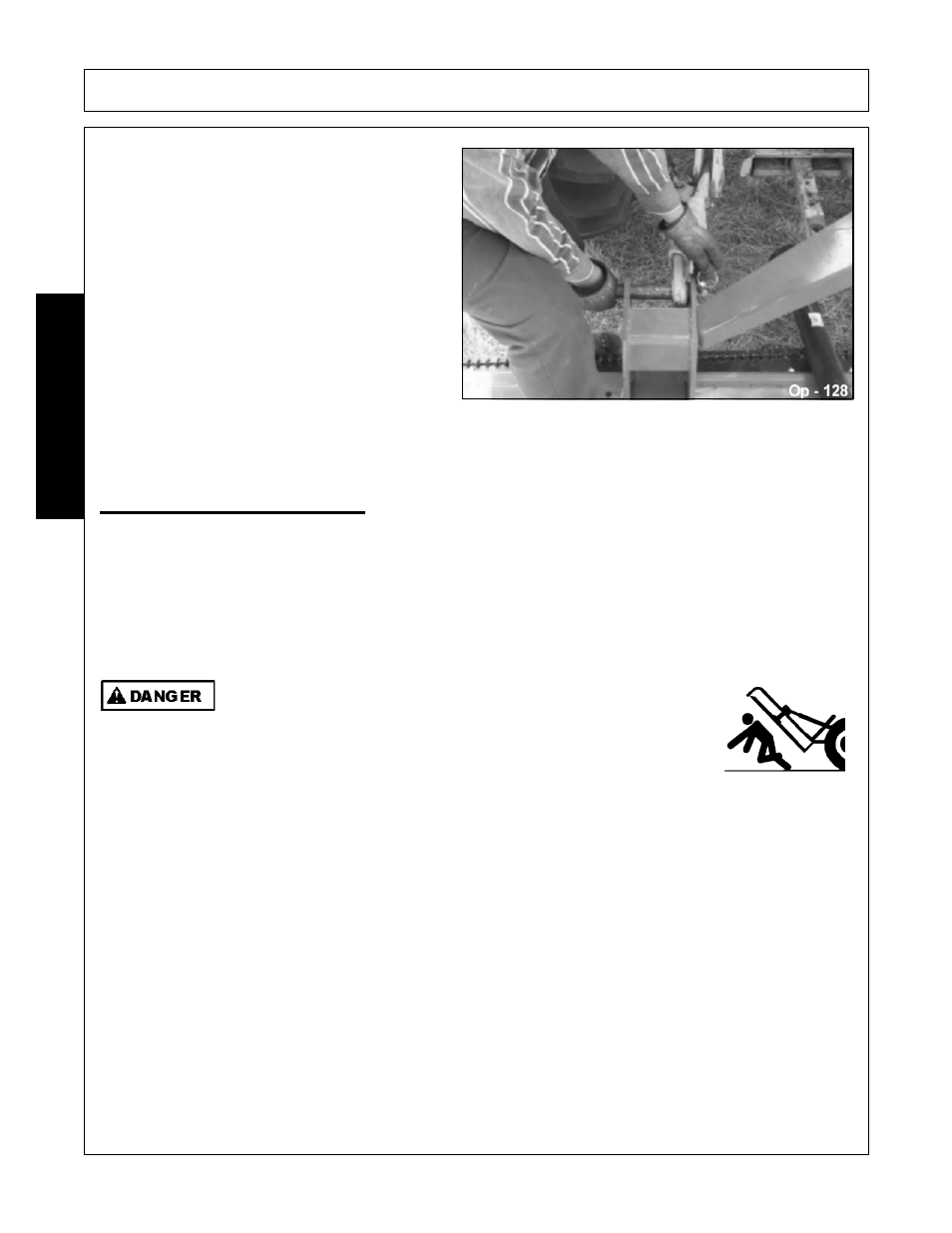 Turn off the tractor engine and dismount, Setting the mower, Setting the mower -10 | Operation, Opera t ion | Alamo HYDRO 88 User Manual | Page 90 / 130