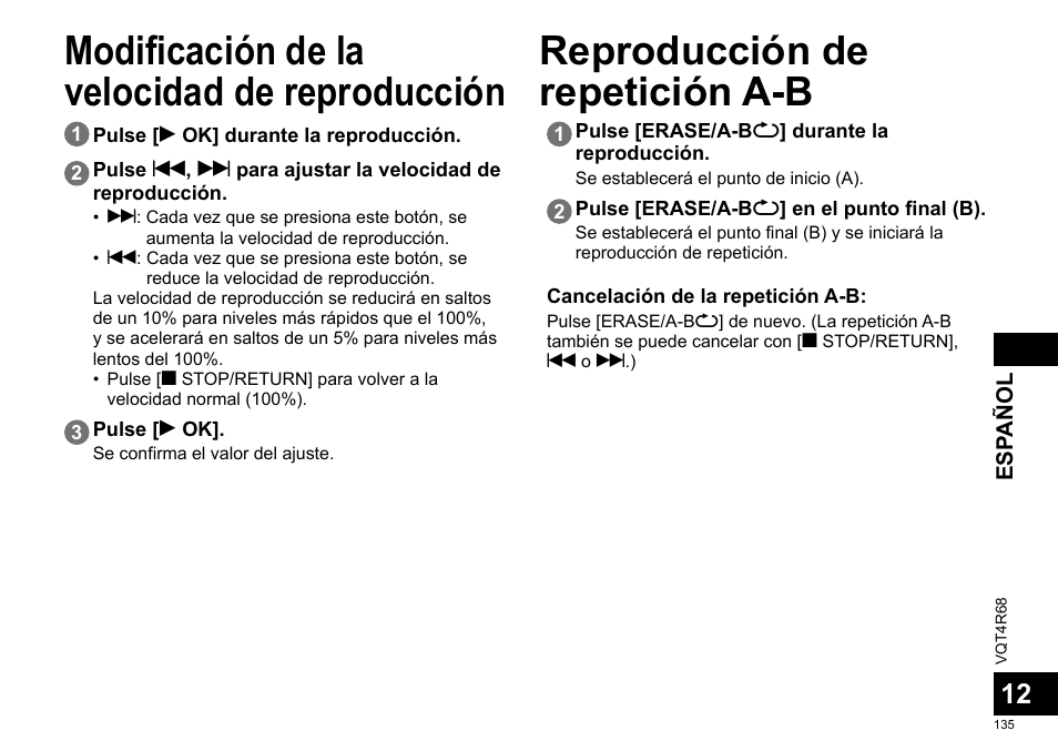 Panasonic RRUS310E User Manual | Page 135 / 293