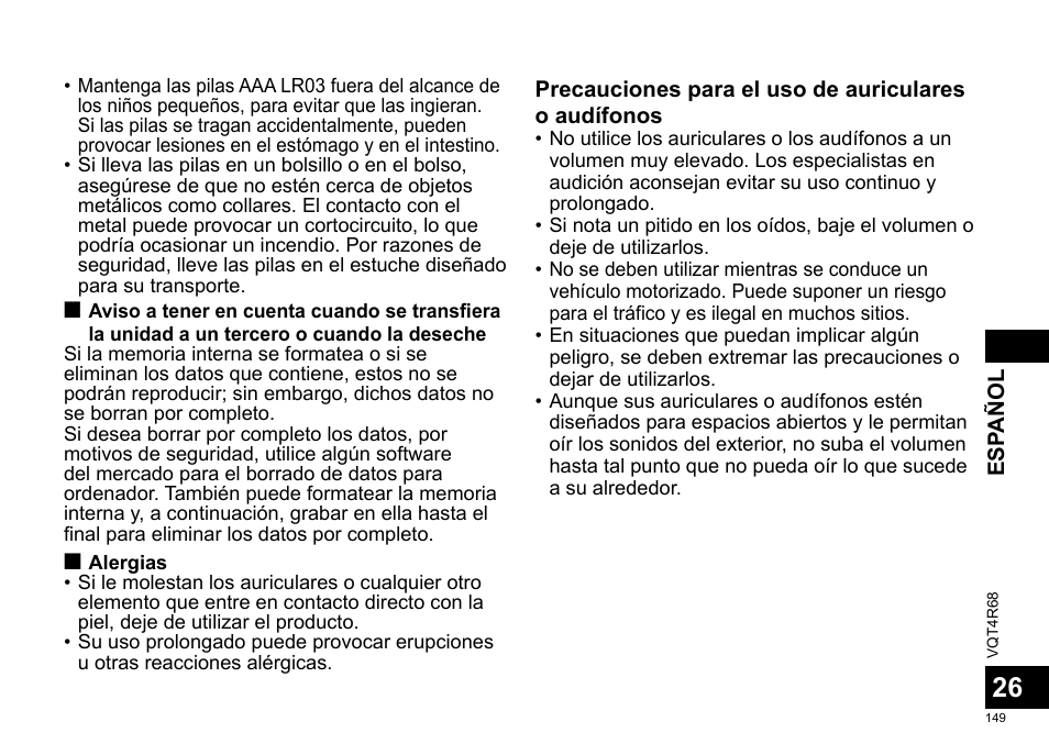 Panasonic RRUS310E User Manual | Page 149 / 293