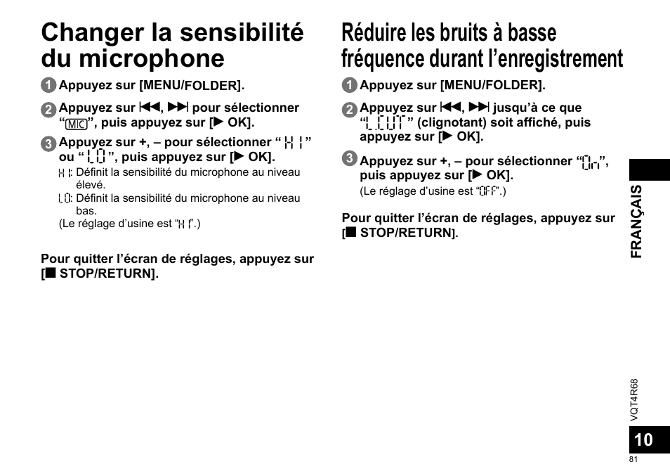 Panasonic RRUS310E User Manual | Page 81 / 293