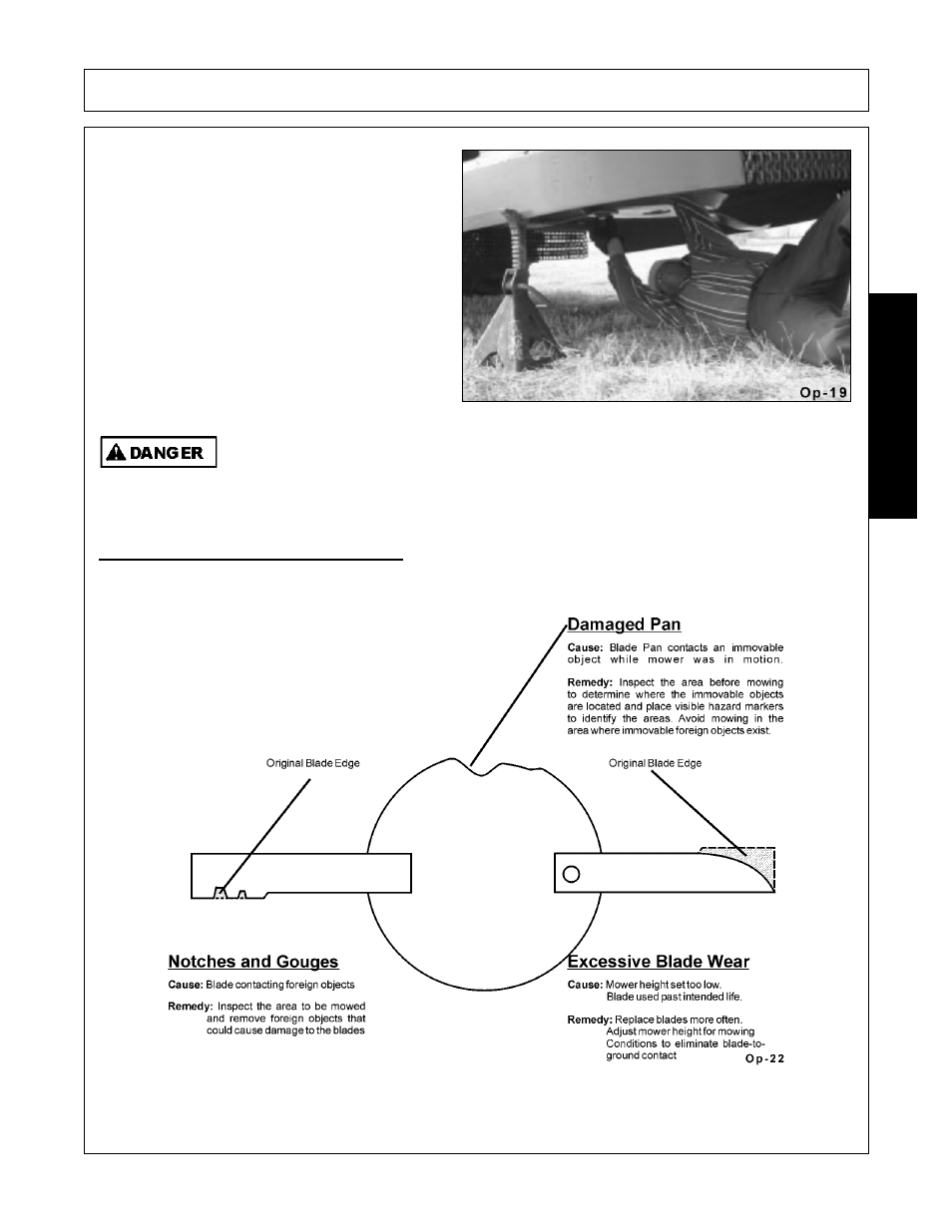 3 cutting component inspection, Cutting component inspection -19, Operation | Opera t ion | Alamo GR60 User Manual | Page 101 / 146