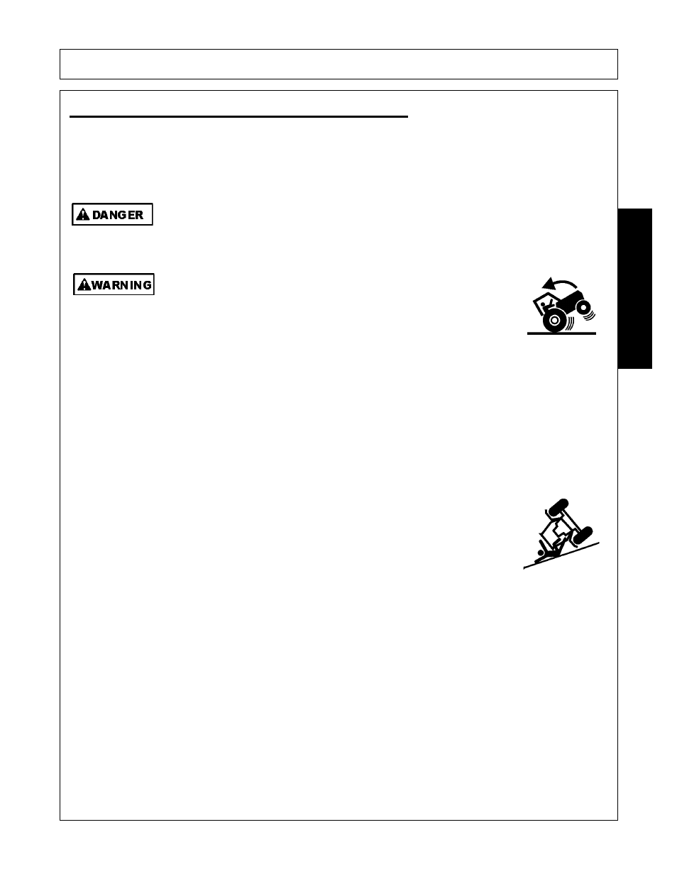 Driving the tractor and implement, Driving the tractor and implement -23, Operation | Opera t ion | Alamo GR60 User Manual | Page 105 / 146