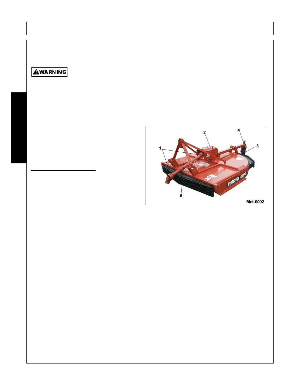 Lubrication (figure mnt-0014), Lubrication (figure mnt-0014) -2, Maintenance | Alamo GR60 User Manual | Page 126 / 146