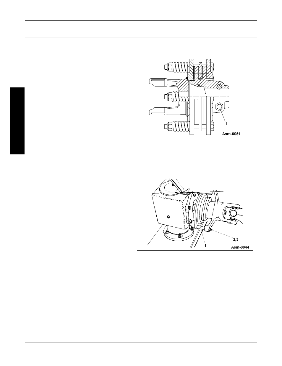 Driveline attachment - gr60 (figure asm-0051), Driveline attachment - gr72 (figure asm-0044), Driveline attachment - gr60 (figure asm-0051) -8 | Driveline attachment - gr72 (figure asm-0044) -8, Assembly, Assembl y | Alamo GR60 User Manual | Page 82 / 146