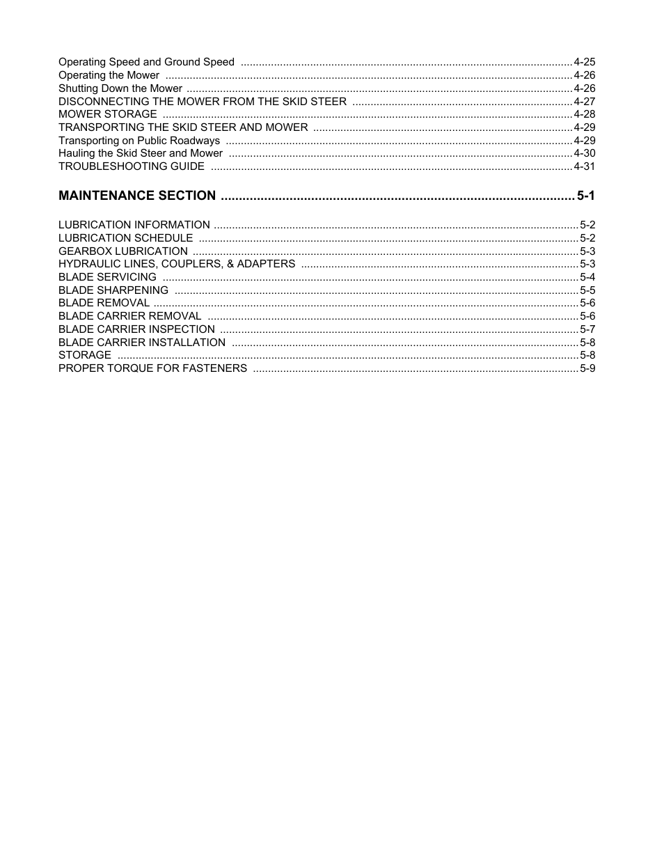 Alamo RHINO SM72 User Manual | Page 6 / 136