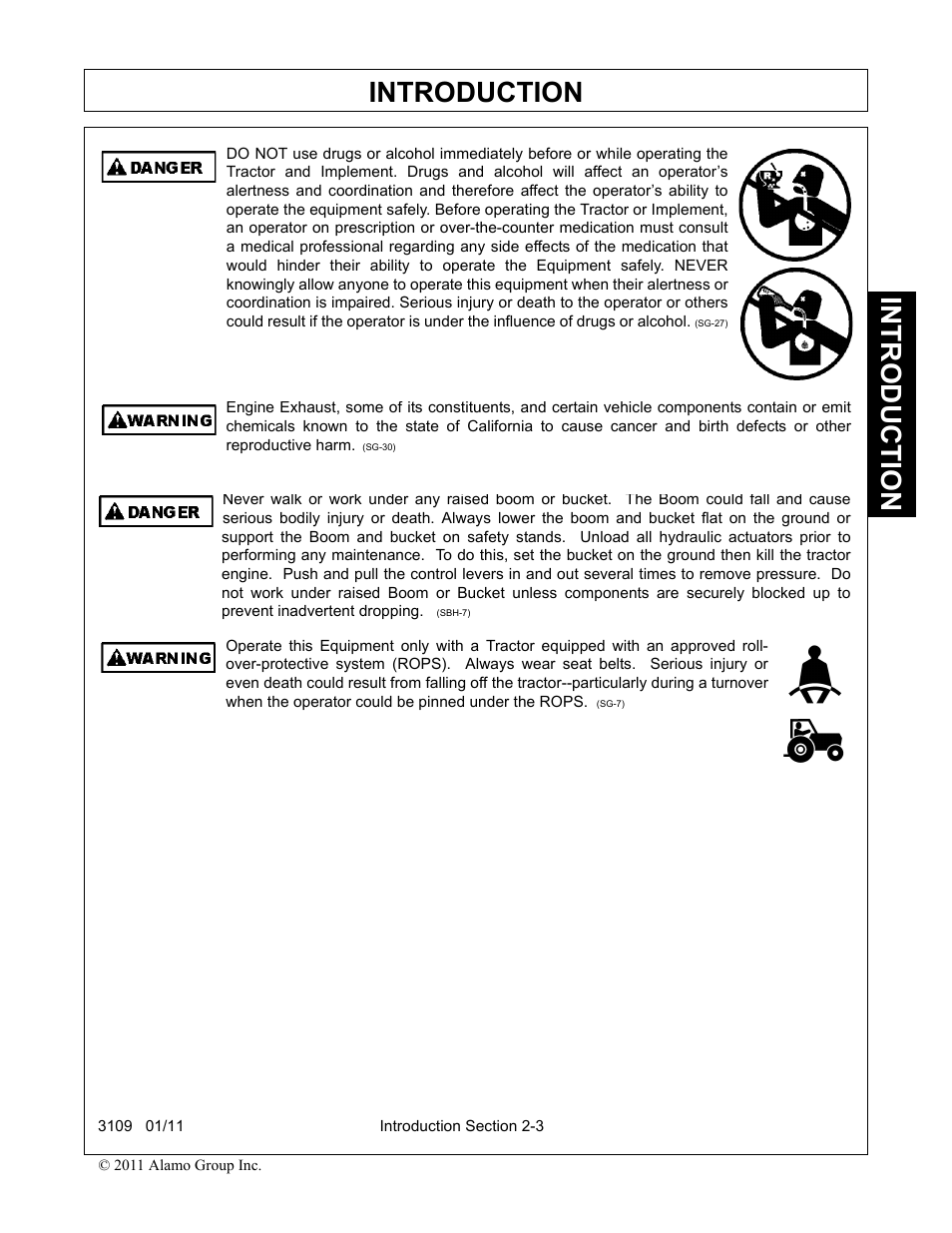 Introduction | Alamo 3109 User Manual | Page 31 / 104