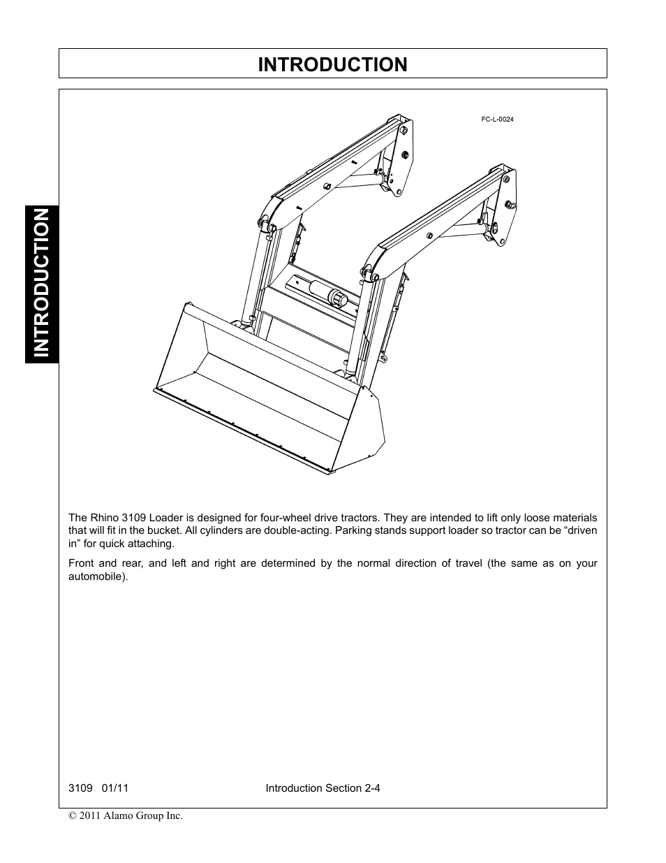 Introduction | Alamo 3109 User Manual | Page 32 / 104