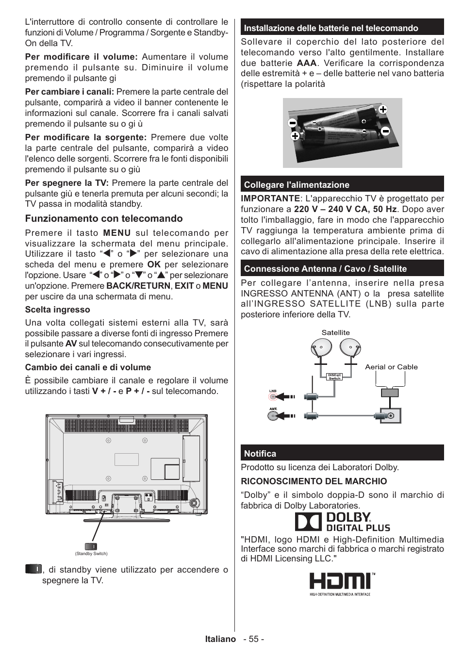 Panasonic TX39AW304 User Manual | Page 56 / 89