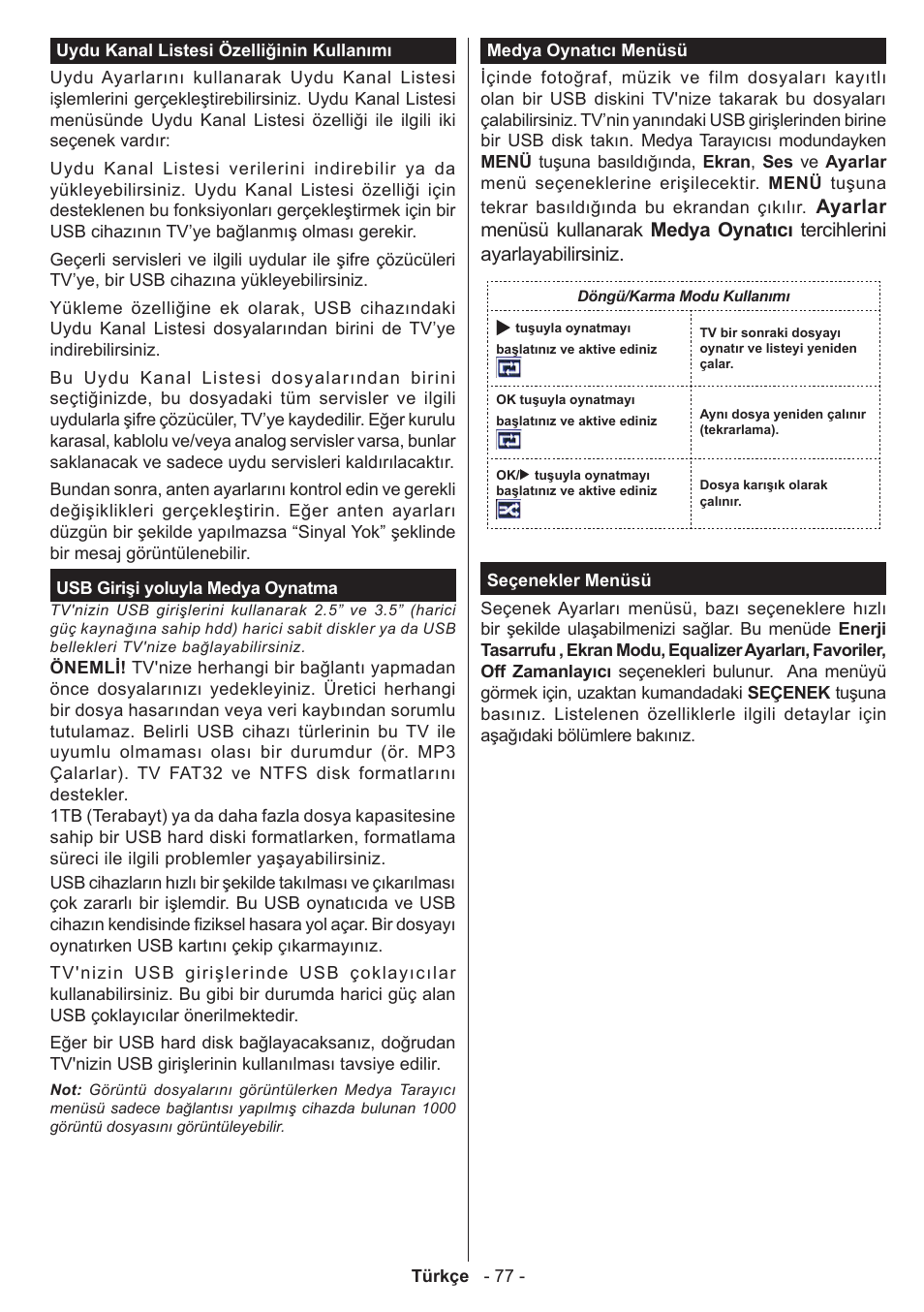 Panasonic TX39AW304 User Manual | Page 78 / 89