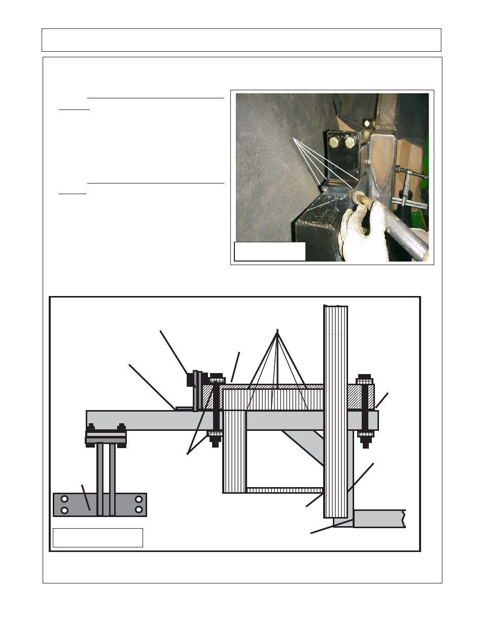 Frame rail installation, Figure 40, Figure 41 | Tack welding frame rails, Frame rail | Alamo DSEB-D16 User Manual | Page 48 / 119