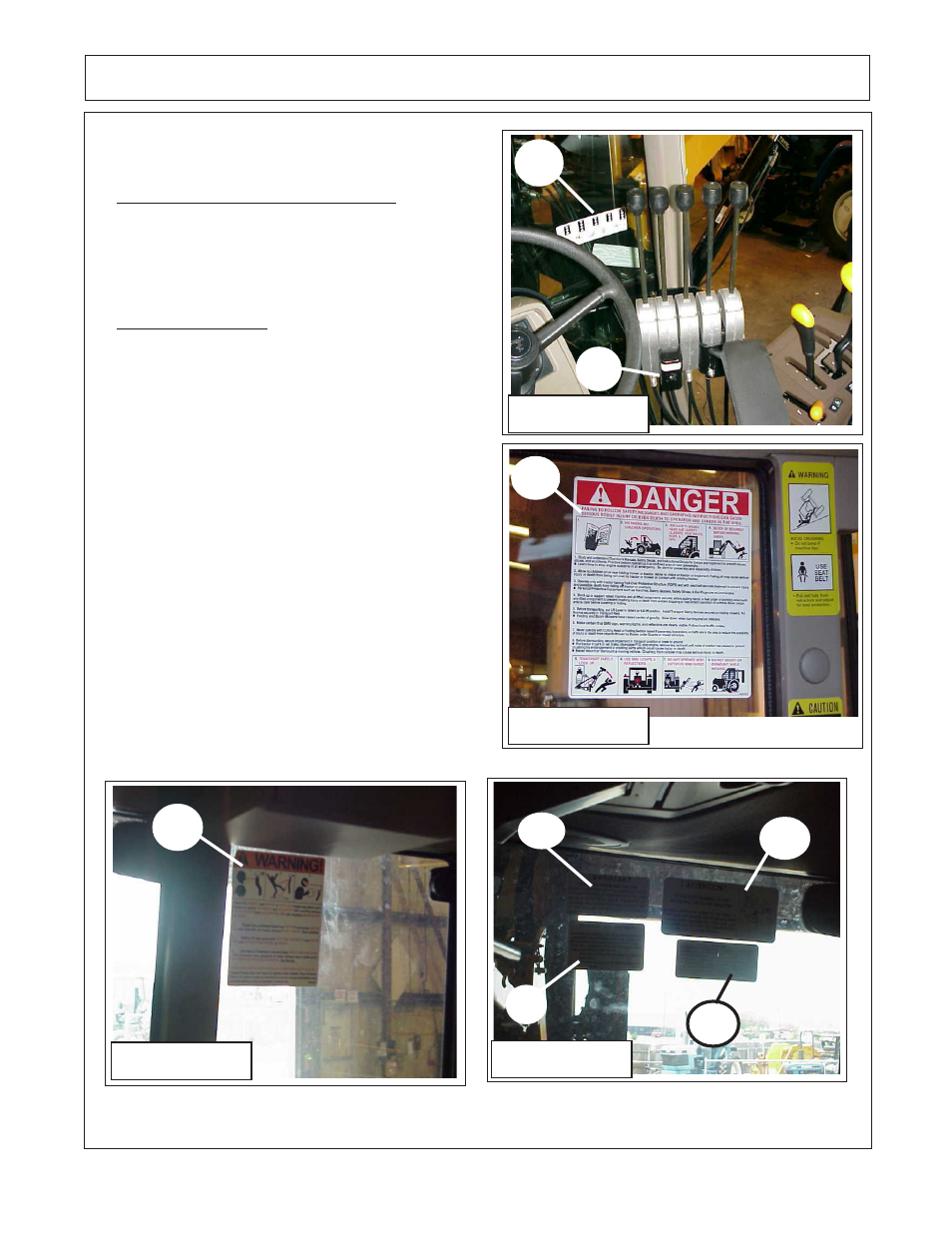 Decal installation, Figure 37 figure 38, Figure 35 | Figure 36, Cab decal installation | Alamo DSEB-D16 User Manual | Page 65 / 119
