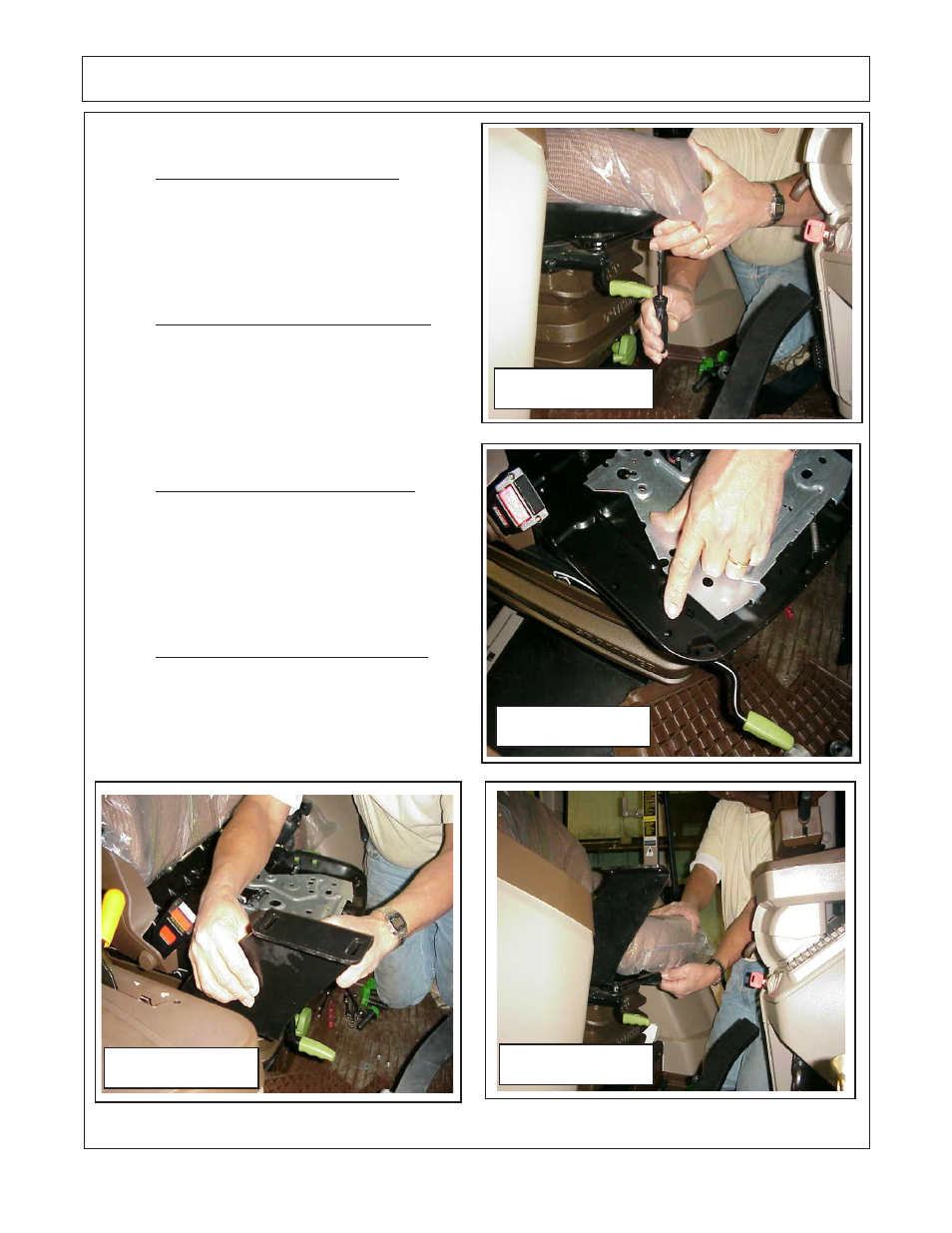Option joystick mounting, Figure 2 figure 4 figure 5 figure 3 | Alamo DSEB-D16 User Manual | Page 86 / 119