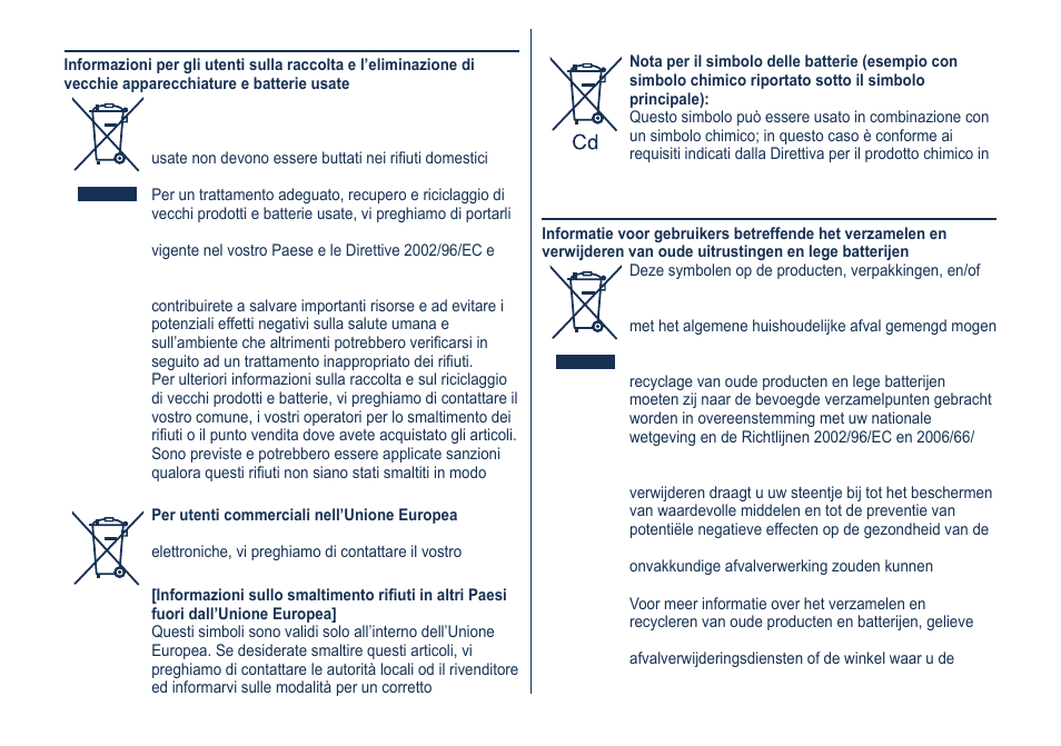 Italiano, Nederlands | Panasonic ER2061 User Manual | Page 72 / 84