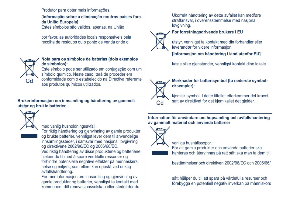 Norsk, Svenska | Panasonic ER2061 User Manual | Page 75 / 84