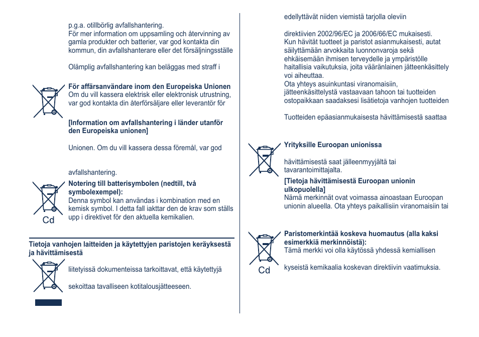 Suomi | Panasonic ER2061 User Manual | Page 76 / 84