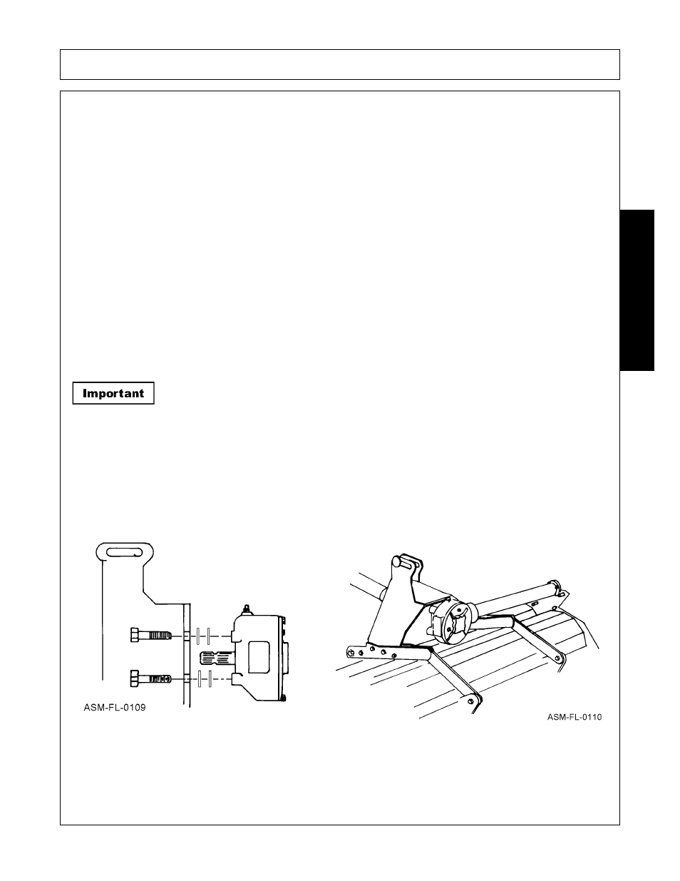 Center mower assembly, Attach outboard bearing plate to cutterhousing, Assembly | Assembl y | Alamo Versa Series User Manual | Page 105 / 186