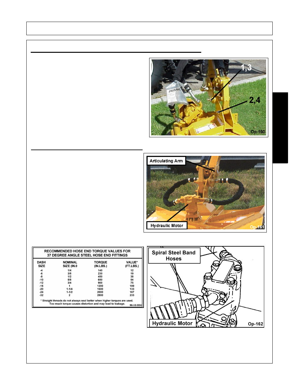 Connecting attaching heads to the boom, 1 connecting mower head hydraulics, Operation | Opera t ion | Alamo Versa Series User Manual | Page 123 / 186