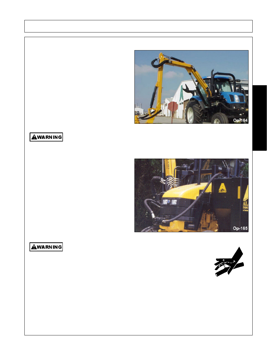Operation, Opera t ion | Alamo Versa Series User Manual | Page 127 / 186